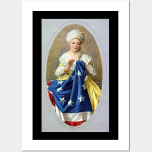 Betsy Ross Flag Posters and Art